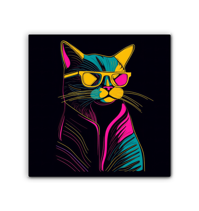 Whiskered Wonder Canvas - Beyond T-shirts