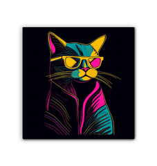 Whiskered Wonder Canvas - Beyond T-shirts