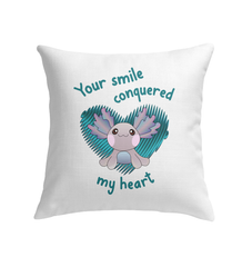 Your Smile Conquered My Heart Indoor Pillow