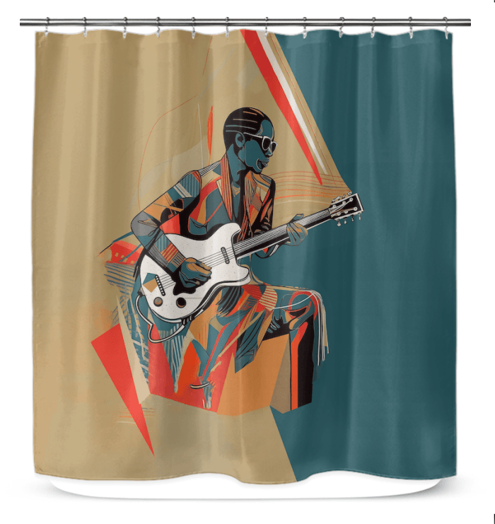 Couture Reflections Fashion Jam Shower Curtain - Beyond T-shirts