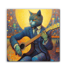 Purrfectly Cozy Cat Wrapped Canvas