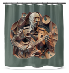 Iconic Anthems Shower Curtain