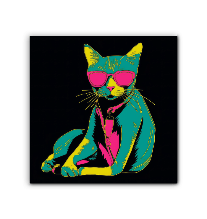 Cat's Whimsical Dream Canvas Print - Beyond T-shirts