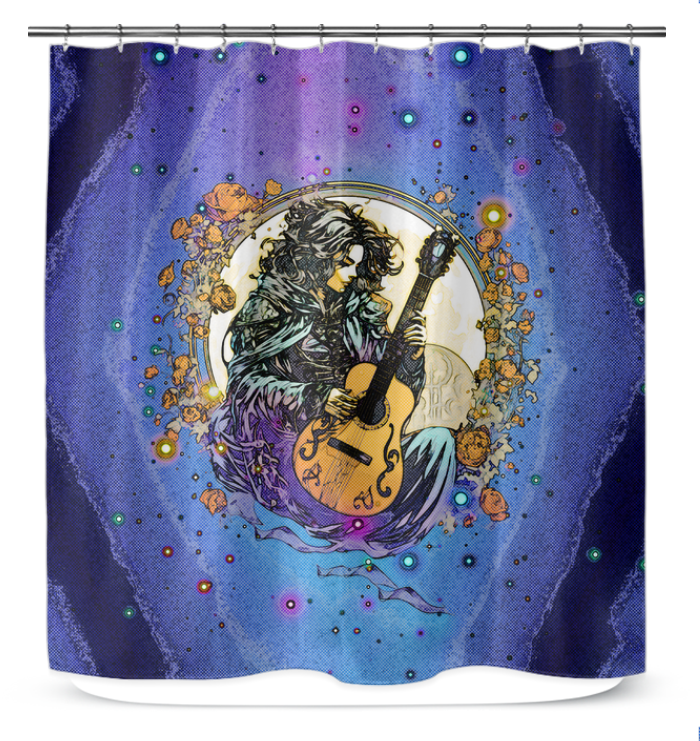 Trance & Tattoo Shower Curtain