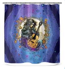 Trance & Tattoo Shower Curtain
