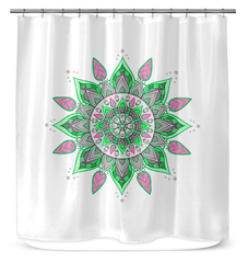 Ethereal Mandala Watercolor Curtain - Beyond T-shirts