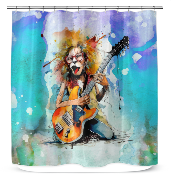 Oboist's Optimistic Ocean Overture Shower Curtain