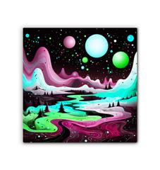 Radiant Redwoods Forest Landscape Canvas