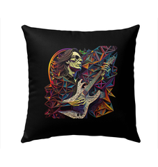 Melodic Medley Outdoor Pillow