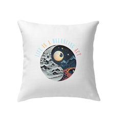 Rustic Charm Yin Yang Indoor Pillow