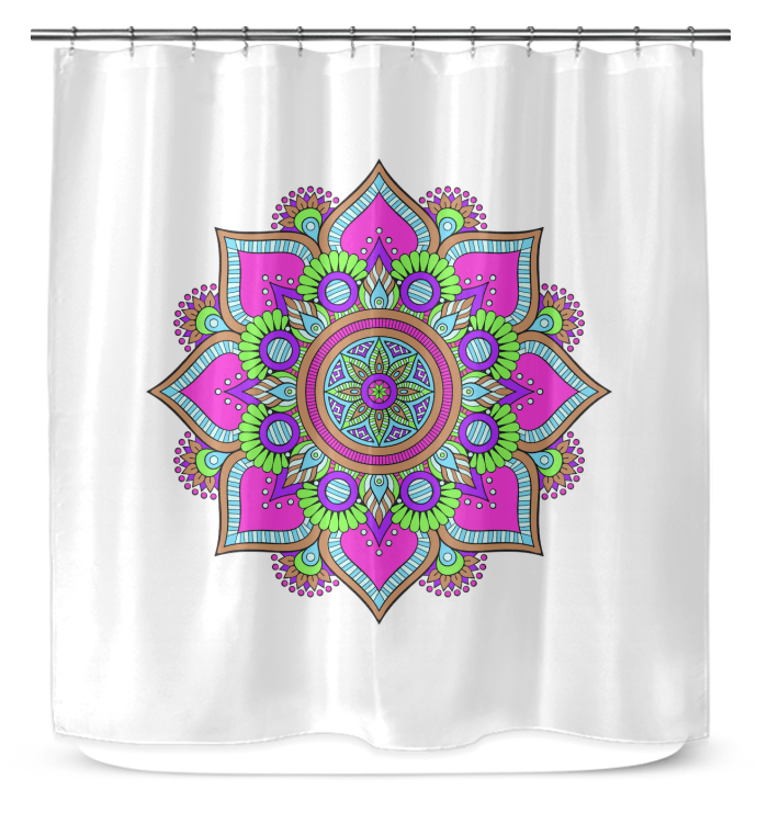 Mandala Dreamcatcher Fabric Curtain - Beyond T-shirts