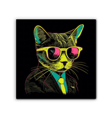 Artistic Whiskers Canvas Art - Beyond T-shirts