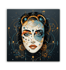 Abstract Elegance: Women's Canvas Art - Beyond T-shirts