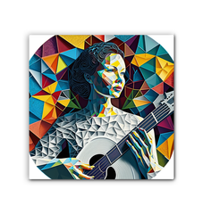Music speaks to hearts Wrapped Canvas