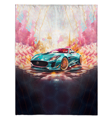 Sunset Speedsters Sherpa Blanket