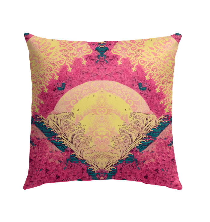 Seaside Enchantment Outdoor Cushion - Beyond T-shirts