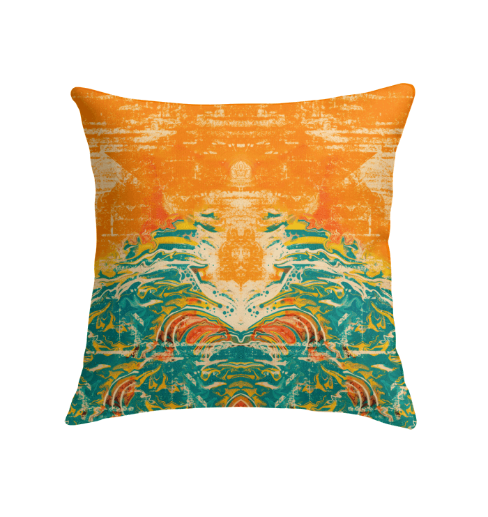 Oceanic Harmony Indoor Pillow Dive Into Coastal Luxury - Beyond T-shirts