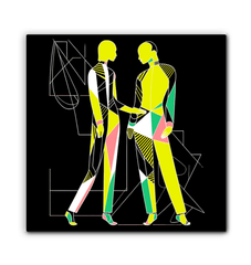 Chic Couture Abstract Art Canvas - Beyond T-shirts