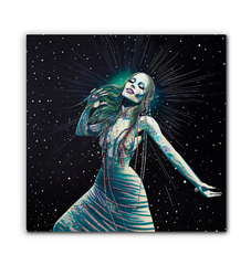 Elegant wall art Meadow Melodies on canvas.