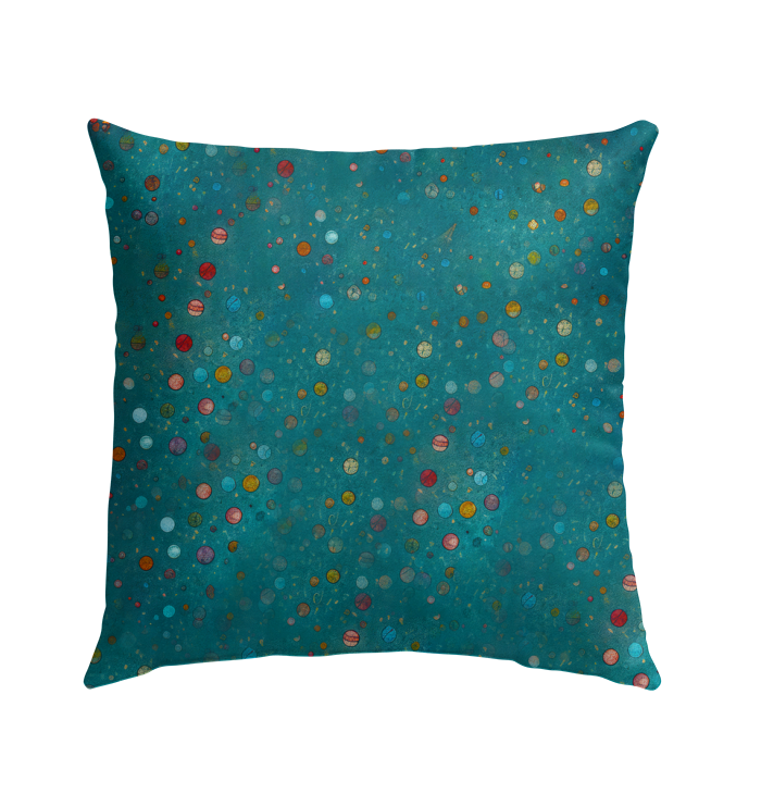 Cat's Whimsical Dreams Outdoor Pillow