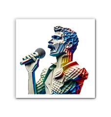 Rhythmic Radiance Wrapped Canvas