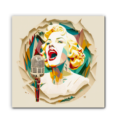 Opera's Embrace Wrapped Canvas