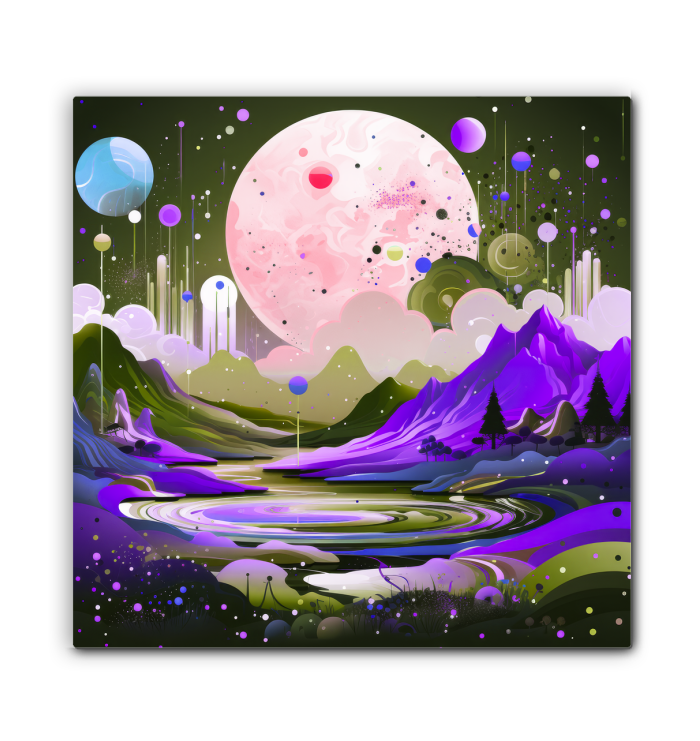 Captivating Canyons Desert Landscape Canvas