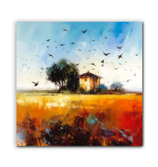 Fields of Gold Harvest Wrapped Canvas
