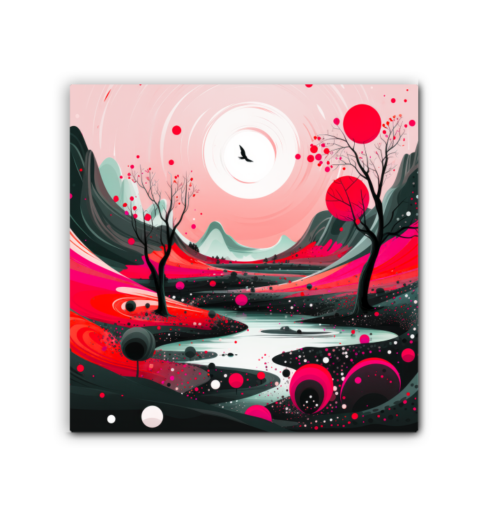 Mystical Meadows: Landscape Canvas Art