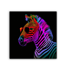 Zebra Harmony Canvas Print - Beyond T-shirts