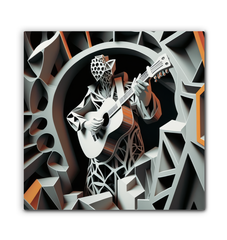 Tribal Tunes Wrapped Canvas