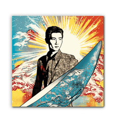 Surfing 1 38 Wrapped Canvas - Beyond T-shirts