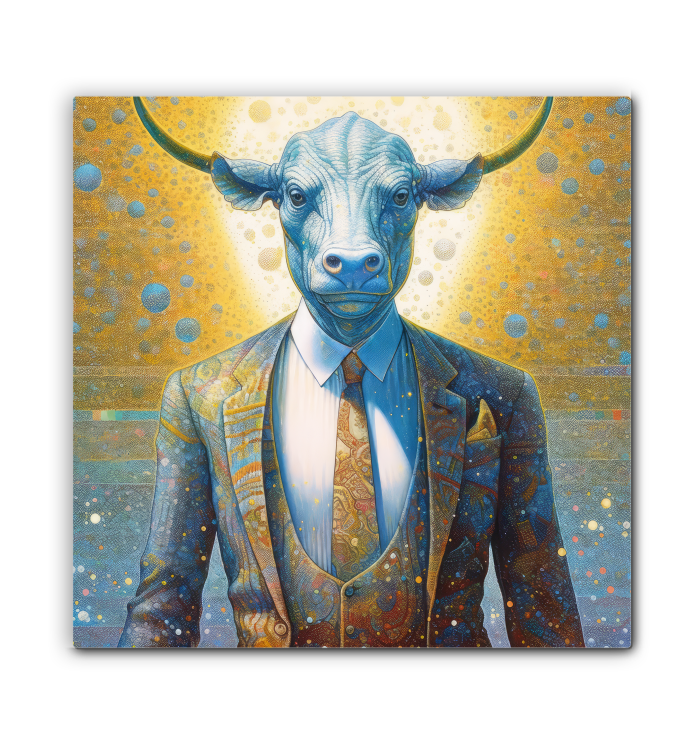 Gallery-quality Buffalo Spirit Canvas art piece