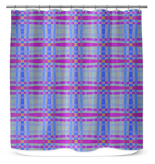 Elegant Bohemian Stripe Shower Curtain, adding a splash of color and pattern to bathrooms.