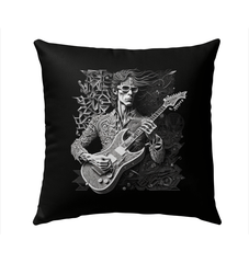 Soulful Soundwaves Outdoor Pillow