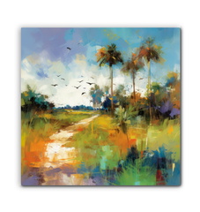 Coastal Serenity Wrapped Canvas