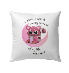 I Want To Spend My Life With You Outdoor Pillow