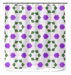 Velocity Diamond Motion Shower Curtain