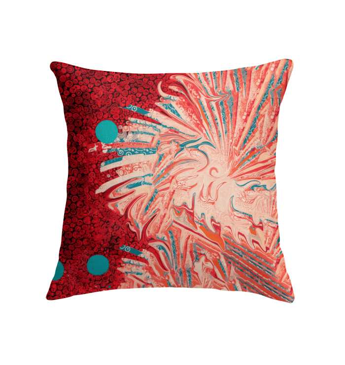 Surfing Sun Indoor Pillow Radiate Coastal Vibes - Beyond T-shirts