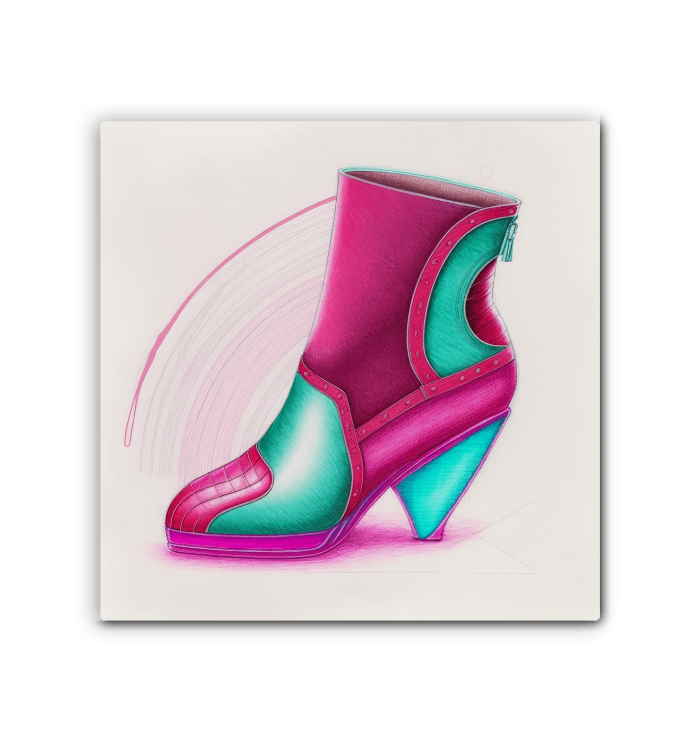 Futuristic Soles - Shoe Inspired Canvas Print - Beyond T-shirts