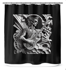 Soundwave Serenity Shower Curtain