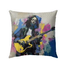 Serenity Abstract Outdoor Pillow