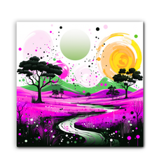 Majestic Mountain Marvel Landscape Canvas Art