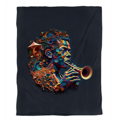 Jazz Impressions Duvet Cover