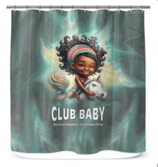 CB6-12 elegant shower curtain in a modern bathroom setting.