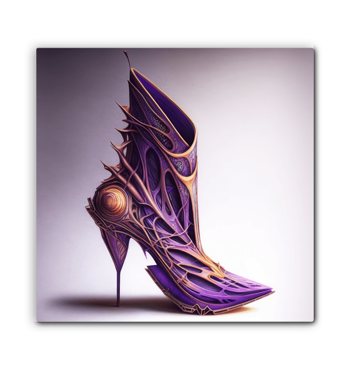 Footwear Fantasies Unleashed - Canvas Art - Beyond T-shirts