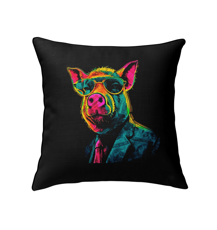 Playful Piglet Indoor Pillow - Beyond T-shirts