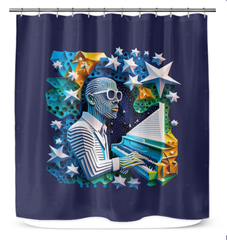 Rock Reverie Shower Curtain