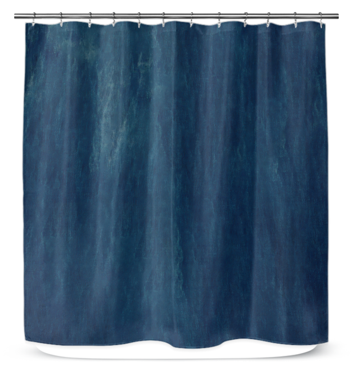 Serene Bathroom Ambiance Featuring Terracotta Tranquility Curtain