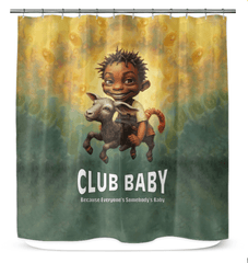 CB6 40 elegant shower curtain in a beautifully designed bathroom setting